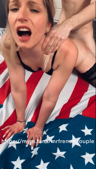 Marine Rossi _ BaisÃ©e par un AbonnÃ© devant mon mec #onlyfans #french leak #cocu #fan