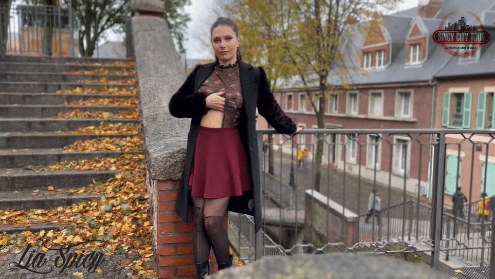 Lia Spicy _ Spicy City Tour Episode 7 Picardie – Baise sur un Parking avec le mec de la salle de sport