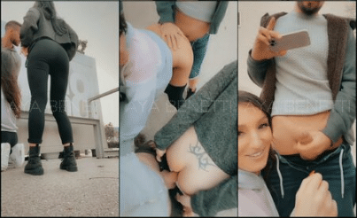 Aya benetti MYM – 4SOME Ã  la laverie – Risky Sex in Public – Swinger