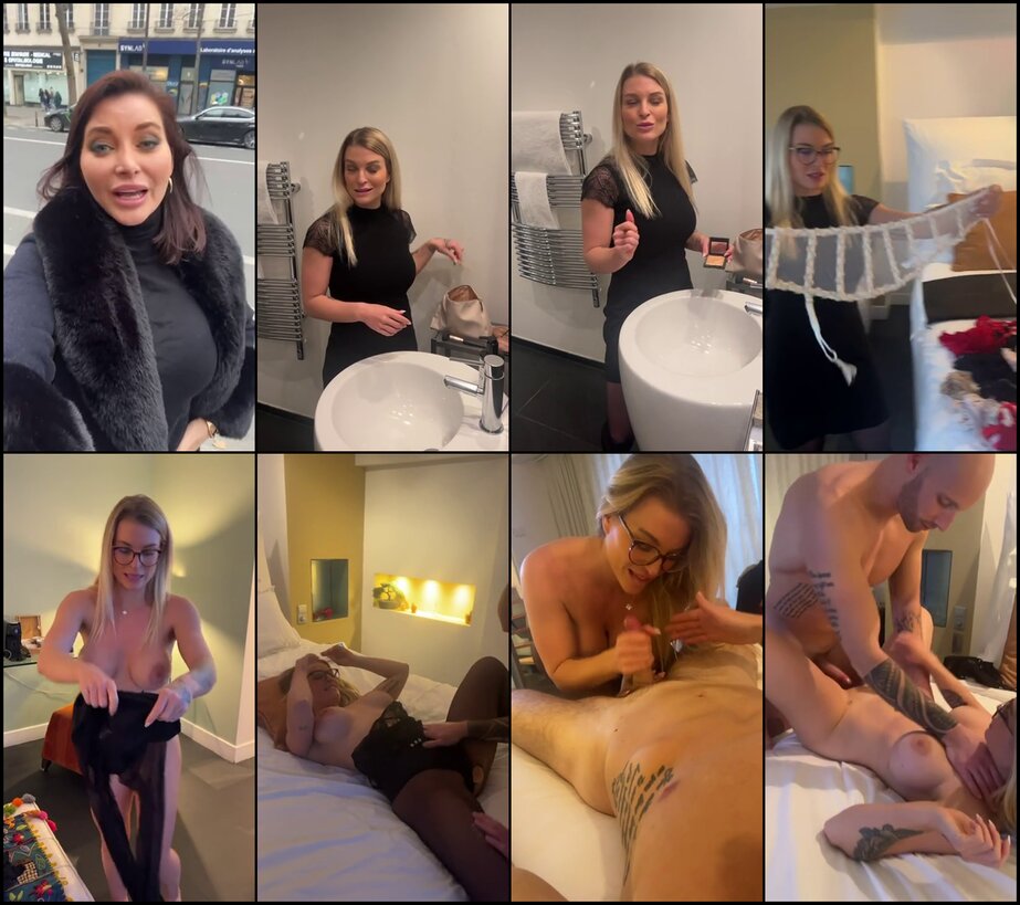 Margot Dulac se fait baiser devant sa copine Anna Polina qui filme