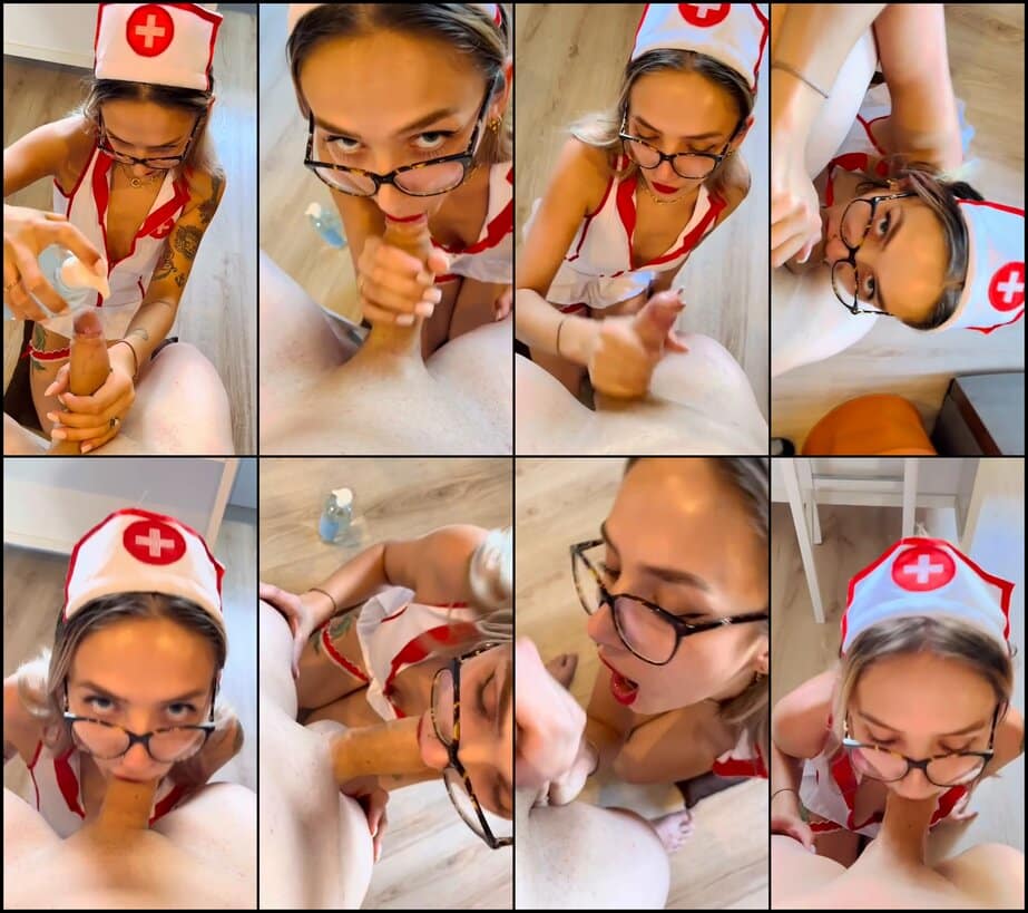 Sex-i-doll – la bonne infirmiÃ¨re prend soin de sa queue